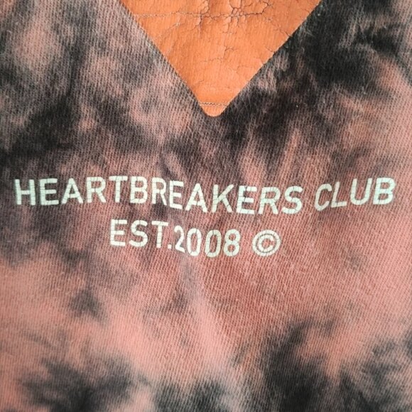 PRIMITIVE Skateboarding Heartbreakers Club Tye Dye Short Sleeve Top Size Medium - Picture 3 of 5